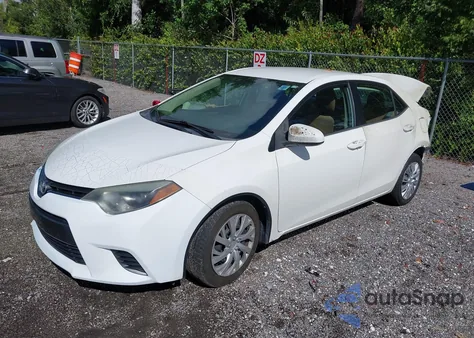 2015 Toyota Corolla Le from USA, damaged, VIN 2T1BURHE4FC298374